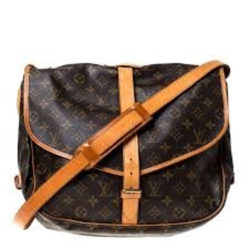 COPY - COPY - Louis Vuitton Monogram Canvas Saumur 35 Bag